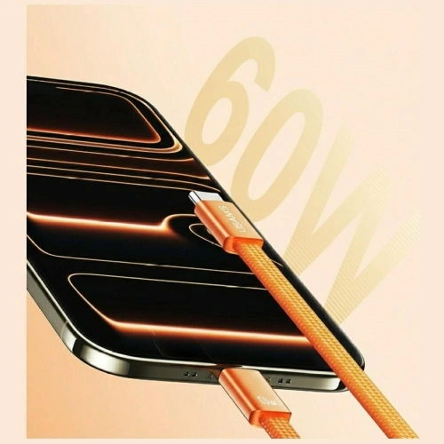 Kabel USAMS U96 60W USB-C / USB-C 1.2m niebieski