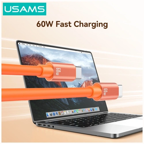 Kabel USAMS U97 60W USB-C / USB-C handstrap 30cm tarnish