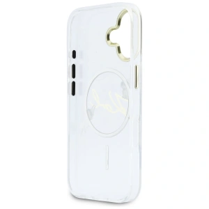 Etui Karl Lagerfeld IML Choupettes Karl Script Logo MagSafe do Apple iPhone 17 przezroczysty