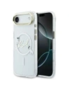 Etui Karl Lagerfeld IML Choupettes Karl Script Logo MagSafe do Apple iPhone Air przezroczysty