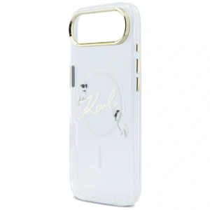 Etui Karl Lagerfeld IML Choupettes Karl Script Logo MagSafe do Apple iPhone Air przezroczysty