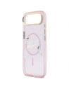 Etui Karl Lagerfeld IML Choupettes Karl Script Logo MagSafe do Apple iPhone Air różowy
