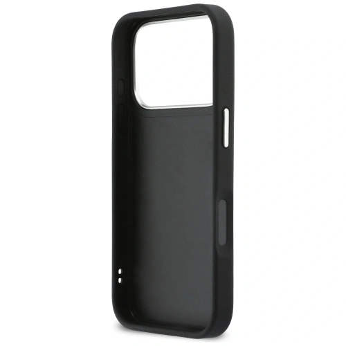 Etui Karl Lagerfeld IML Glitter KL Diamond Logo do Apple iPhone 17 Pro czarny