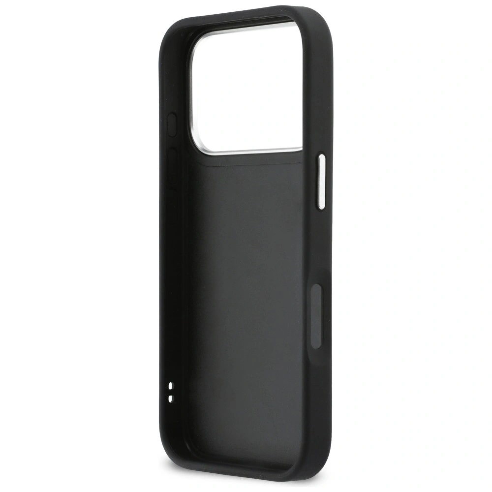 Etui Karl Lagerfeld IML Glitter KL Diamond Logo do Apple iPhone 17 Pro czarny