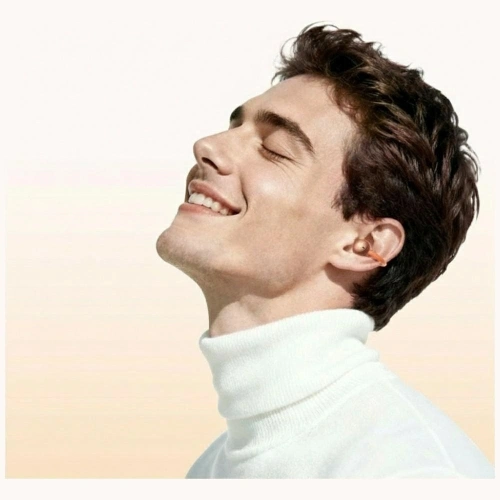 Bezprzewodowe słuchawki TWS USAMS R03 Echo Clip-on Bluetooth 6.0 bezprzewodowe pomarańczowy