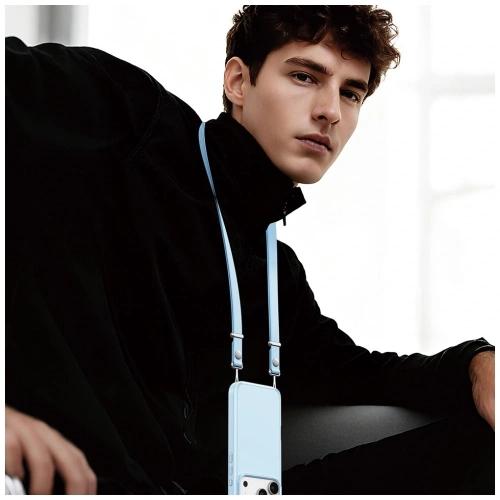 Smycz do telefonu USAMS ZB360 1.08-2.08m jasnoniebieski