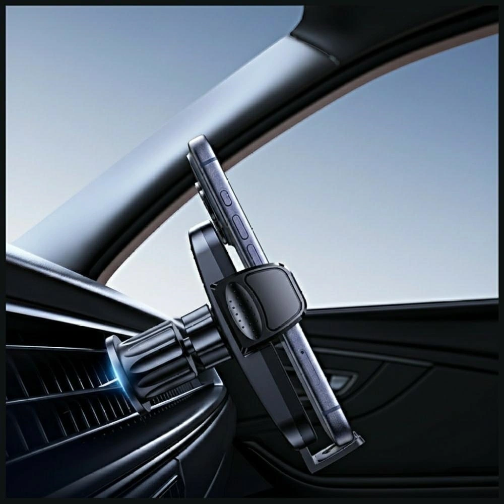 Uchwyt samochodowy USAMS ZJ085 do kratki wentylacyjnej czarny