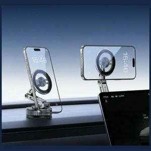 Uniwersalny uchwyt na telefon USAMS ZJ087 magnetyczny do samochodu, domu, biura czarny