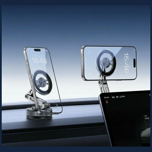 Uniwersalny uchwyt na telefon USAMS ZJ087 magnetyczny do samochodu, domu, biura czarny