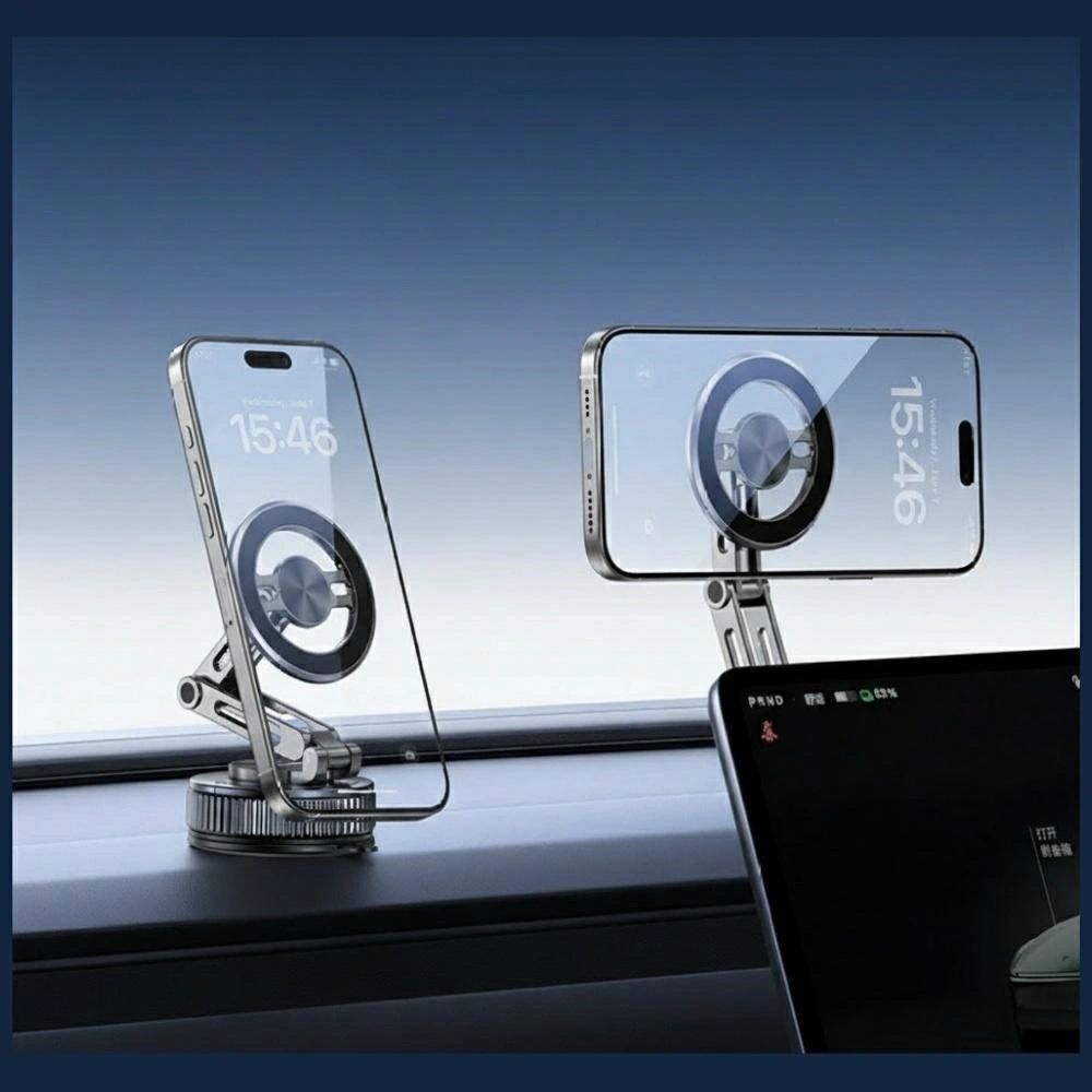 Uniwersalny uchwyt na telefon USAMS ZJ087 magnetyczny do samochodu, domu, biura czarny