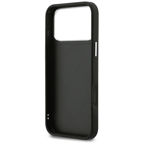 Etui Karl Lagerfeld IML Glitter KL Diamond Logo do Apple iPhone 17 Pro Max czarny