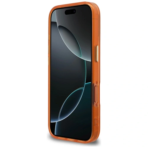 Etui Karl Lagerfeld IML K Head Logo MagSafe do Apple iPhone 17 Pro pomarańczowy