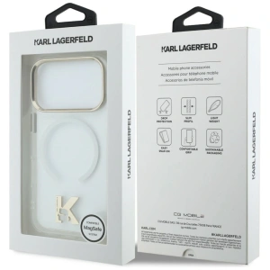 Etui Karl Lagerfeld IML K Head Logo MagSafe do Apple iPhone 17 Pro przezroczysty