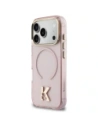Etui Karl Lagerfeld IML K Head Logo MagSafe do Apple iPhone 17 Pro różowy