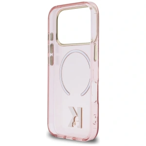 Etui Karl Lagerfeld IML K Head Logo MagSafe do Apple iPhone 17 Pro różowy