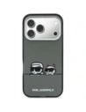 Etui Karl Lagerfeld IML Karl & Choupette Peekaboo Logo MagSafe do Apple iPhone 17 Pro czarny