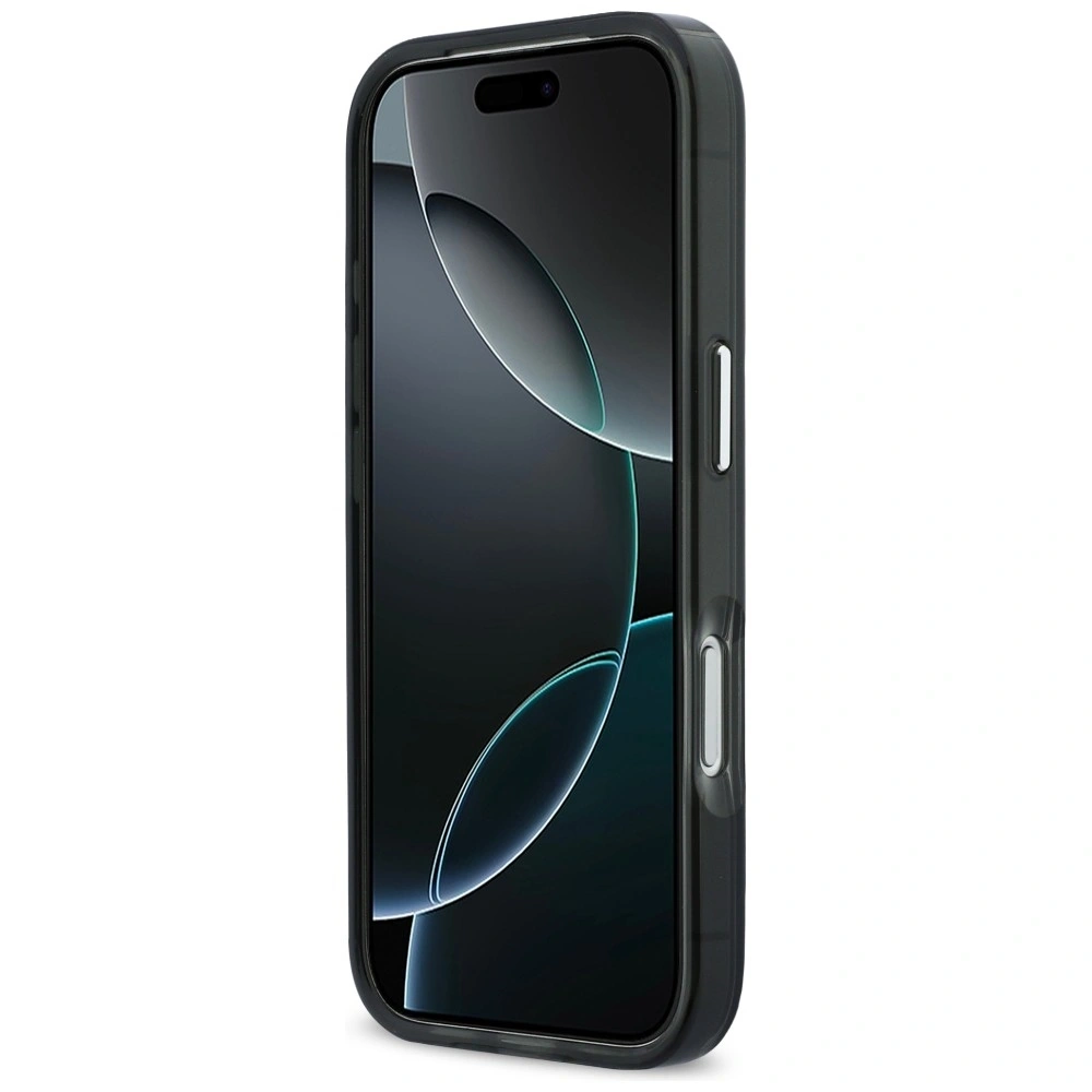 Etui Karl Lagerfeld IML Karl & Choupette Peekaboo Logo MagSafe do Apple iPhone 17 Pro czarny