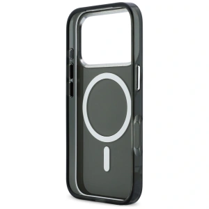 Etui Karl Lagerfeld IML Karl & Choupette Peekaboo Logo MagSafe do Apple iPhone 17 Pro czarny