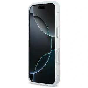 Etui Karl Lagerfeld IML Karl & Choupette Peekaboo Logo MagSafe do Apple iPhone 17 Pro Max biały