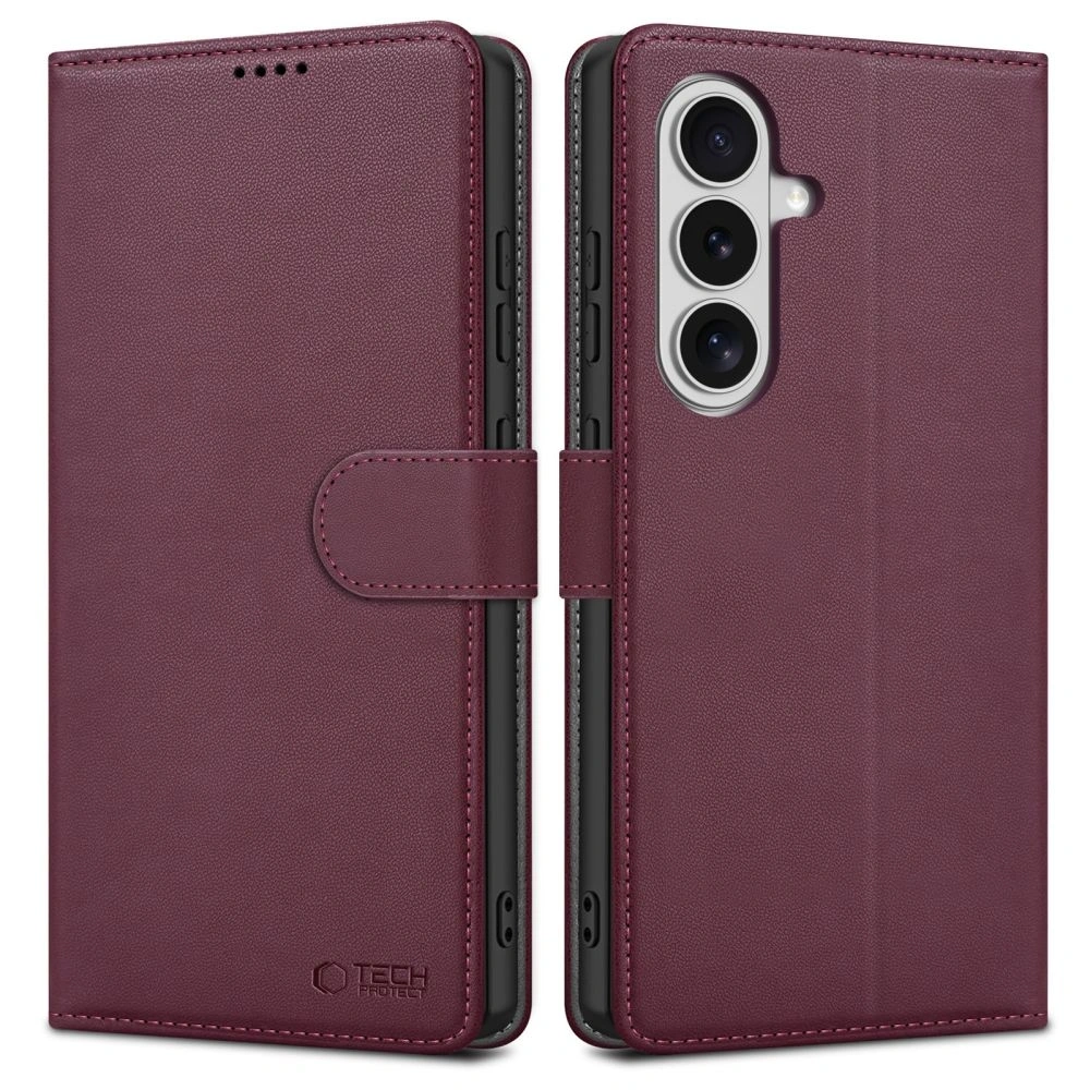 Etui Tech-Protect Wallet do Samsung Galaxy S26 Mulberry