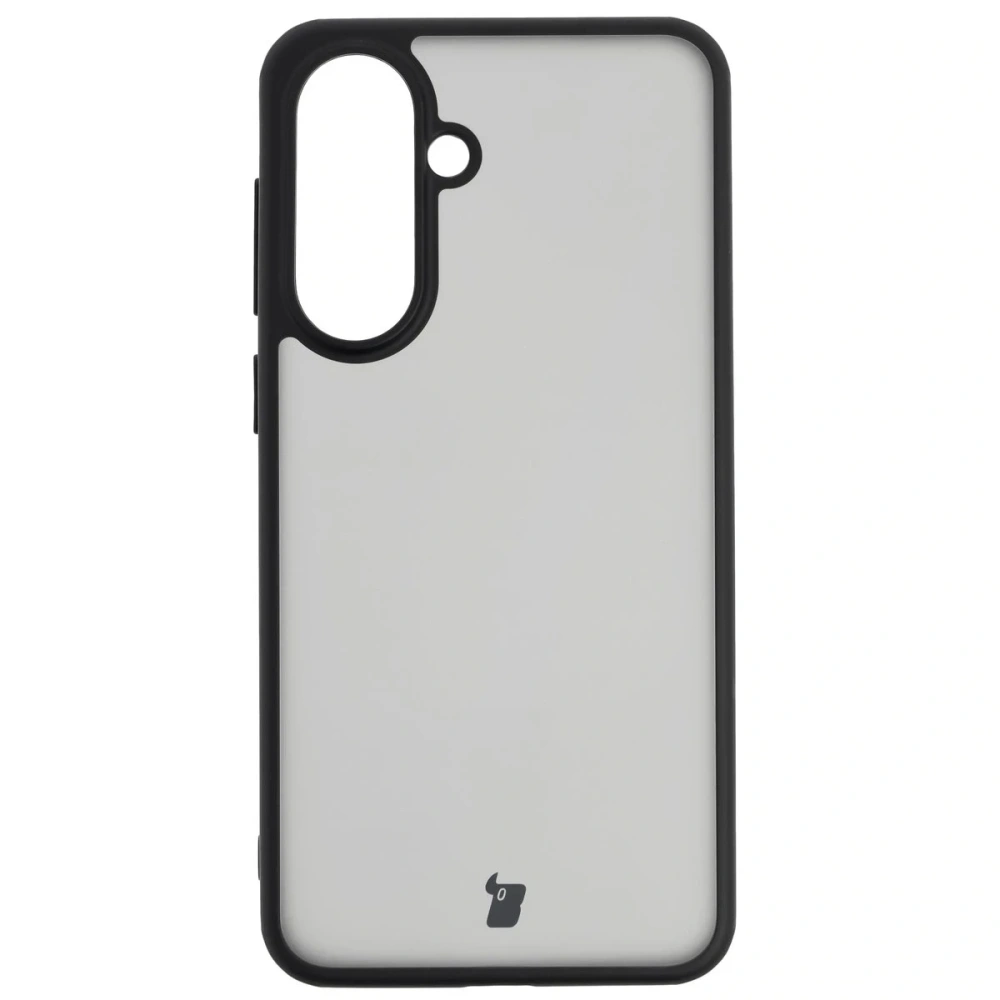 Etui Bizon Case Angelo do Samsung Galaxy A37 5G / A36 5G przydymione z czarną ramką