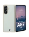 Etui Bizon Case Angelo do Samsung Galaxy A57 5G półprzezroczyste z beżową ramką