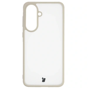 Etui Bizon Case Angelo do Samsung Galaxy A57 5G półprzezroczyste z beżową ramką