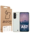 Etui Bizon Case Angelo do Samsung Galaxy A57 5G półprzezroczyste z beżową ramką