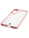 Etui Bizon Case Angelo do Samsung Galaxy A57 5G półprzezroczyste z jasnoróżową ramką