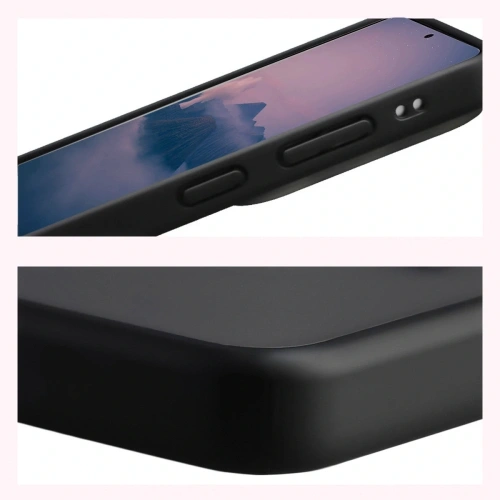 Etui Bizon Case Angelo do Samsung Galaxy S26 Ultra przydymione z czarną ramką