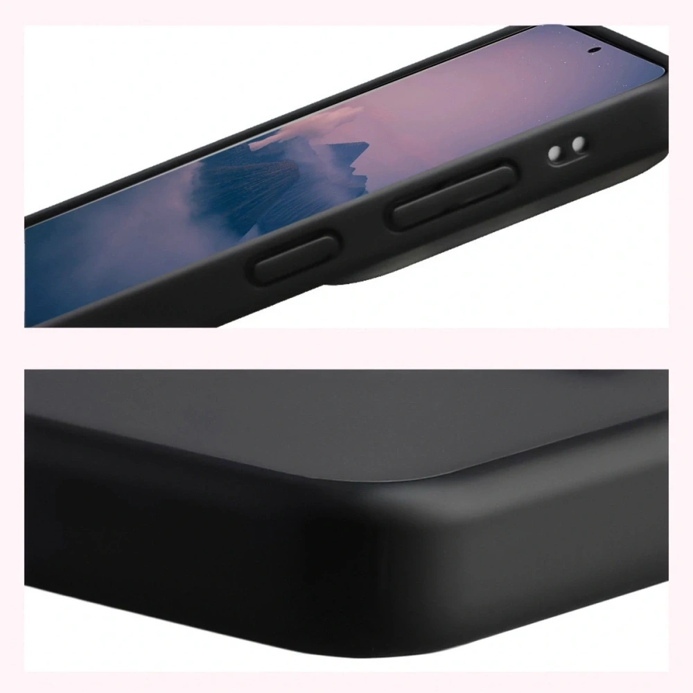 Etui Bizon Case Angelo do Samsung Galaxy S26 Ultra przydymione z czarną ramką