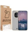 Etui Bizon Case Angelo do Xiaomi Redmi Note 15 Pro 5G półprzezroczyste z beżową ramką