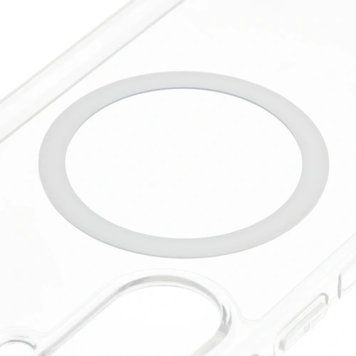 Etui z pierścieniem magnetycznym Bizon Case CrystalO do Samsung Galaxy A37 5G / A36 5G przezroczyste