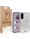 Etui z pierścieniem magnetycznym Bizon Case CrystalO do Samsung Galaxy A37 5G / A36 5G przezroczyste
