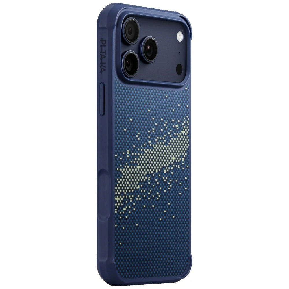 Etui PITAKA StarPeak Aramid ProGuard MagSafe do Apple iPhone 17 Pro Max milky way galaxy