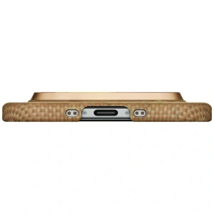 Etui PITAKA Ultra-Slim MagSafe do Apple iPhone 17 golden glint