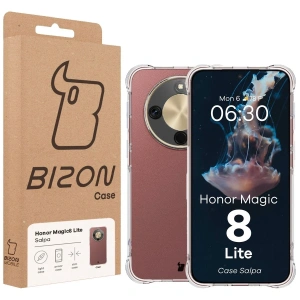 Elastyczne etui Bizon Case Salpa do Honor Magic8 Lite przezroczyste