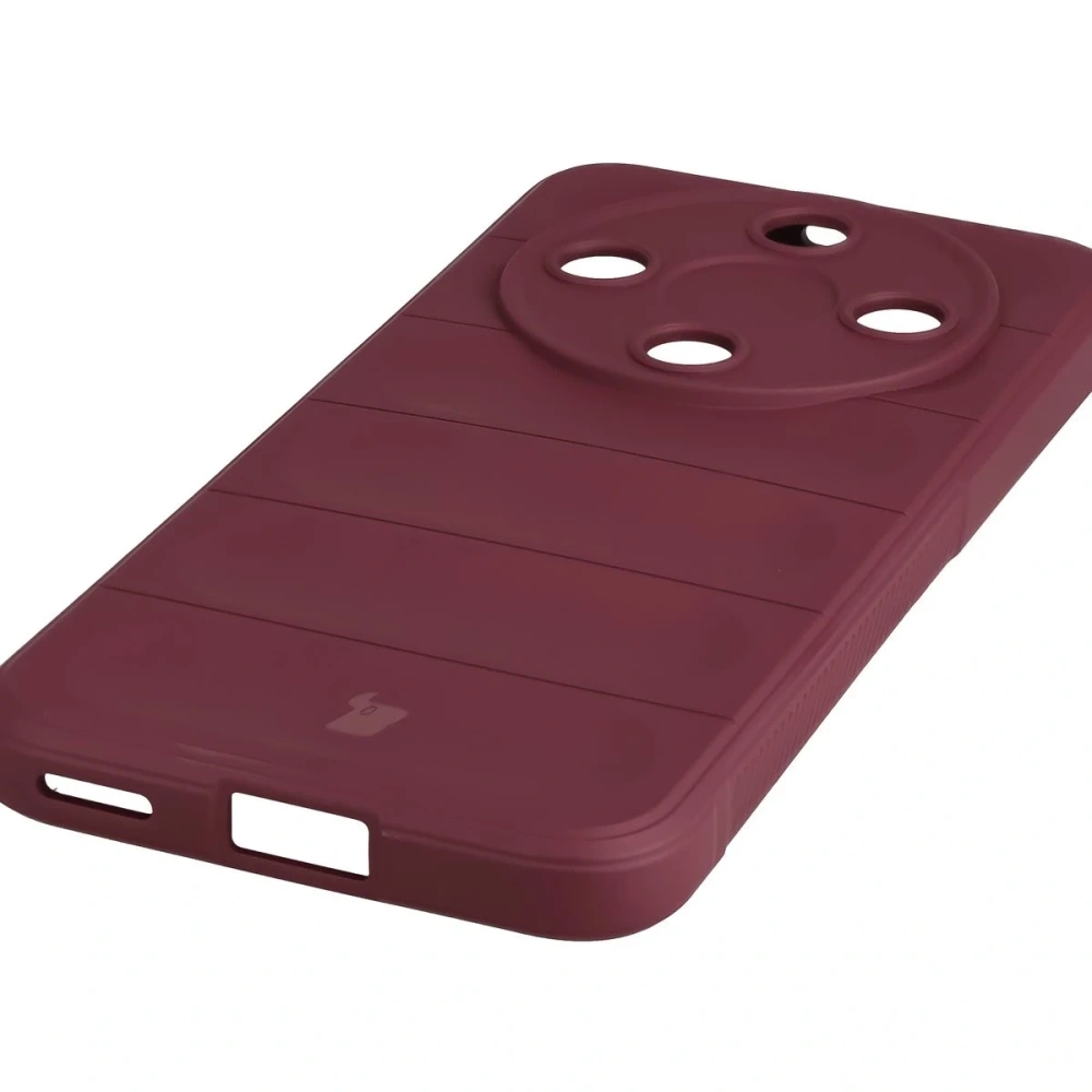 Pancerne etui Bizon Case Tur do Honor Magic8 Lite burgundowe