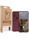 Pancerne etui Bizon Case Tur do Honor Magic8 Lite burgundowe