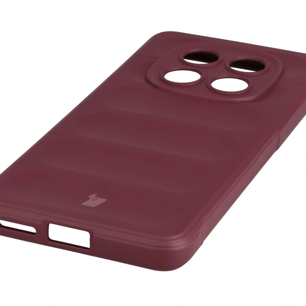 Pancerne etui Bizon Case Tur do Xiaomi Redmi Note 15 4G burgundowe