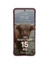 Pancerne etui Bizon Case Tur do Xiaomi Redmi Note 15 4G burgundowe