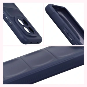 Pancerne etui Bizon Case Tur do Xiaomi Redmi Note 15 Pro 4G granatowe
