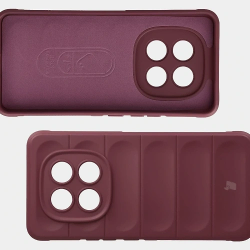 Pancerne etui Bizon Case Tur do Xiaomi Redmi Note 15 Pro 4G burgundowe