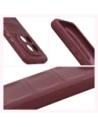 Pancerne etui Bizon Case Tur do Xiaomi Redmi Note 15 Pro 4G burgundowe