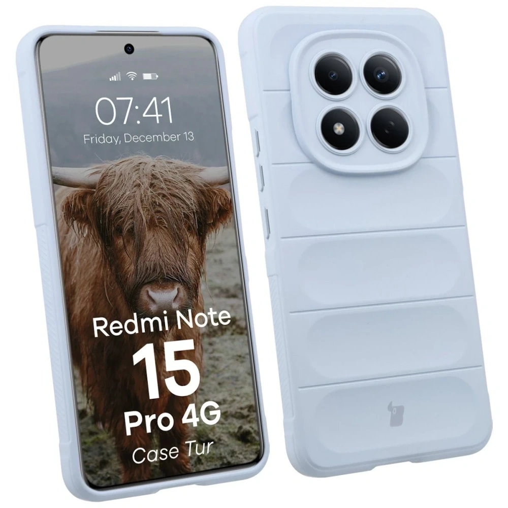 Pancerne etui Bizon Case Tur do Xiaomi Redmi Note 15 Pro 4G jasnoniebieskie