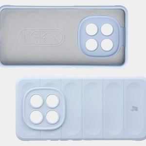 Pancerne etui Bizon Case Tur do Xiaomi Redmi Note 15 Pro 4G jasnoniebieskie