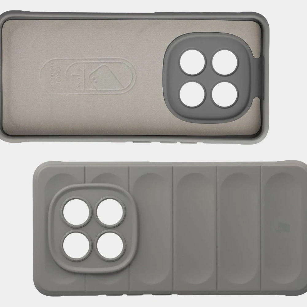 Pancerne etui Bizon Case Tur do Xiaomi Redmi Note 15 Pro 4G jasnoszare