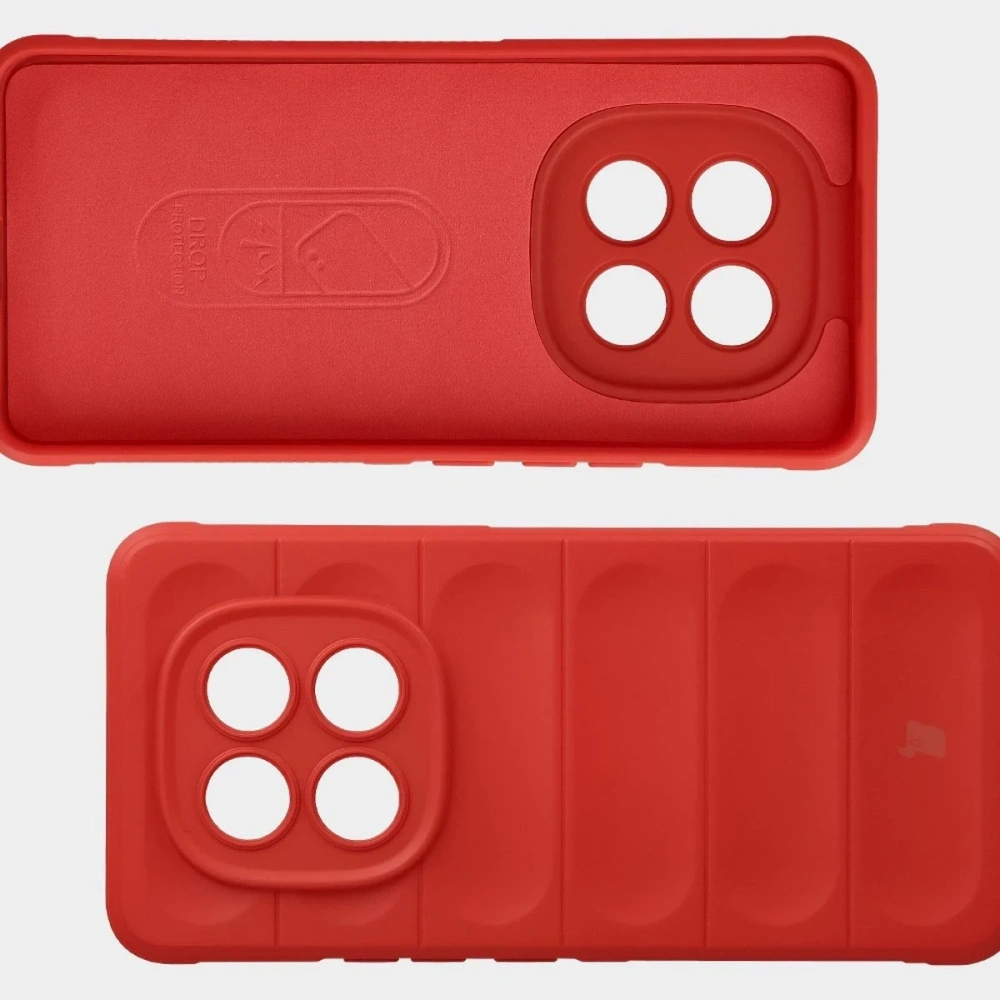 Pancerne etui Bizon Case Tur do Xiaomi Redmi Note 15 Pro 4G czerwone