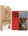 Pancerne etui Bizon Case Tur do Xiaomi Redmi Note 15 Pro 4G czerwone