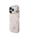 Etui Karl Lagerfeld IML KL Script Logo MagSafe do Apple iPhone 17 Pro Max różowy